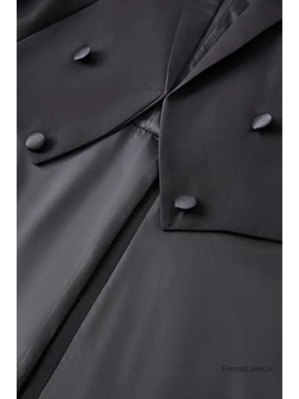 3-Piece Slim Fit Men's Tuxedo Suit Set with Waistcoat